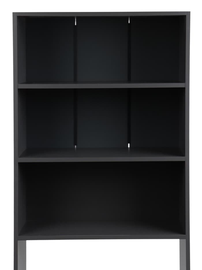 Стеллаж открытый для ванной комнаты «Клик Мебель. Пронто», 660×230×1850 мм, цвет графит