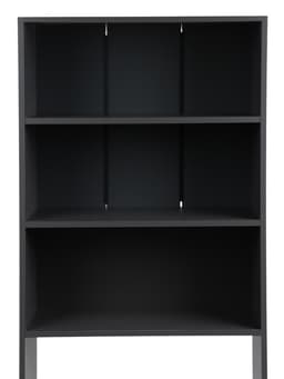 Стеллаж открытый для ванной комнаты «Клик Мебель. Пронто», 660×230×1850 мм, цвет графит