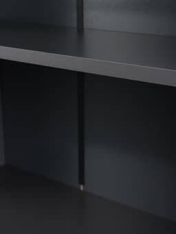 Стеллаж открытый для ванной комнаты «Клик Мебель. Пронто», 660×230×1850 мм, цвет графит