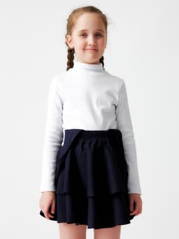 Водолазка детская MINAKU, белая, рост 122 см