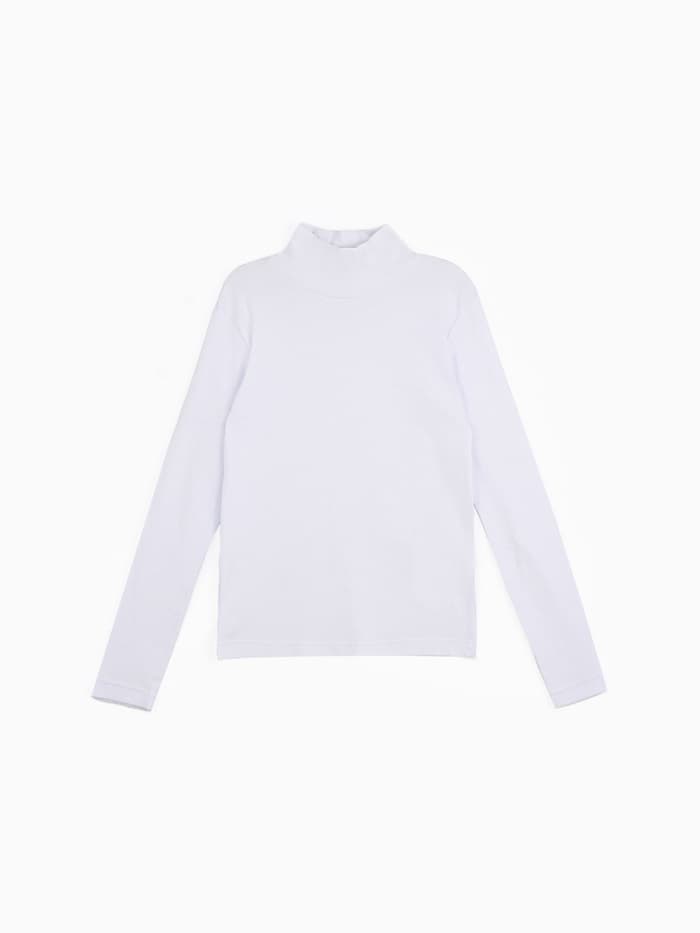 Водолазка детская MINAKU, белая, рост 128 см