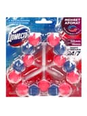 Туалетные блоки для очищения унитаза «Доместос» свежесть океана и нежность пиона, 3 шт. по 50 г