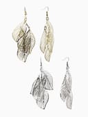Серьги висячие «Шелест», листопад, цвет МИКС, 9.8 см
