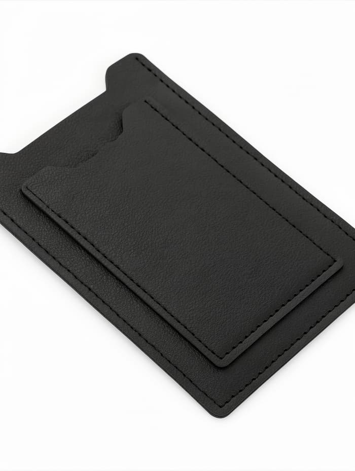 Обложка 3в1 для автодокументов, СТС, права, карта, 9×0.3×12.5 см, чёрная