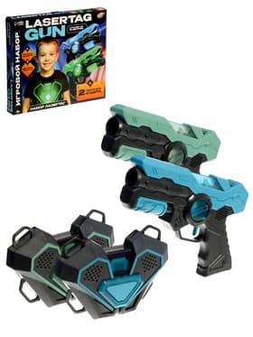 WOOW TOYS Игровой набор "Лазертаг", 2 пистолета, 2 щита