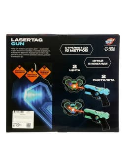 WOOW TOYS Игровой набор "Лазертаг", 2 пистолета, 2 щита