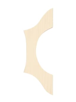 Ручка для бани и сауны, 25×7.5×2.7 см, деревянная
