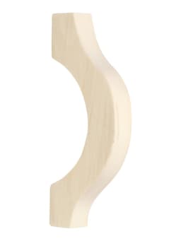 Ручка деревянная для бани и сауны, 23×7×26 см