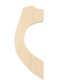 Ручка для бани и сауны, 18×8.5×3 см, деревянная