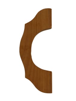 Ручка для бани и сауны «Термо», 19×7.5×3 см, деревянная