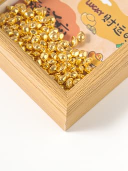 Настенный декор, панно в раме «Золотые слитки: Счастливчик», 3×12.3×17.2 см