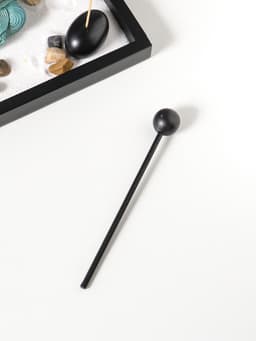 Японский сад камней настольный «Дзен. Будда в бирюзовом у гонга», с подставкой для благовоний и набором аксессуаров, 13.2×15×16 см