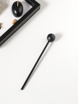 Японский сад камней настольный «Дзен. Будда в кремовом у гонга», с подставкой для благовоний и набором аксессуаров, 13.2×15×16 см