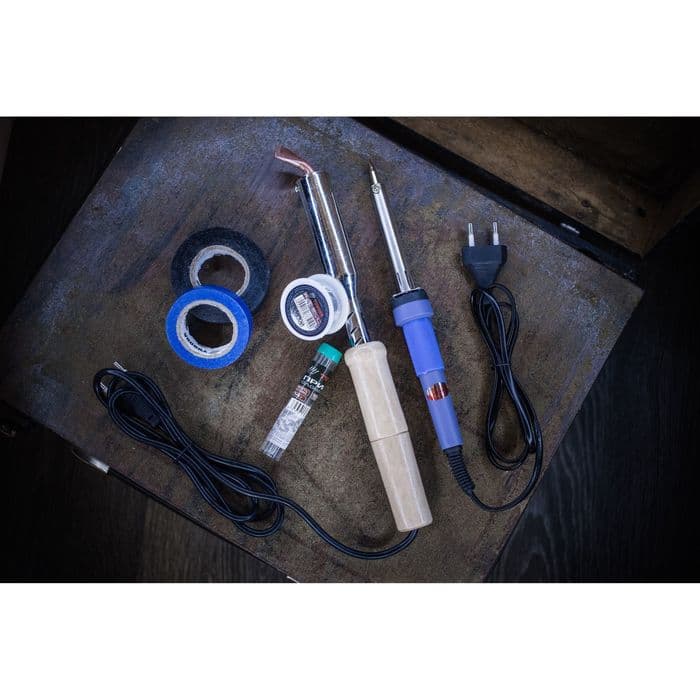 Припой ТУНДРА, ПОС 40, на катушке, 1 мм, 50 г