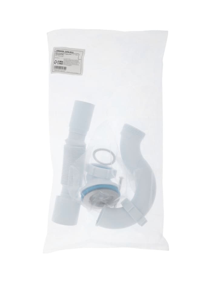 Сифон для душевого поддона ZEIN, 1 1/2’’*40 мм, с гофротрубой 50 мм