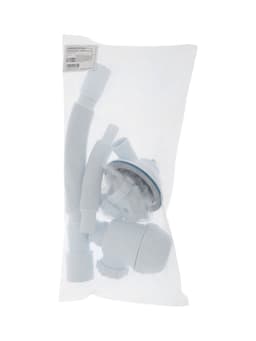 Сифон для мойки ZEIN, 3 1/2’’*40 мм, прямоугольный перелив, с гофротрубой 40/50 мм