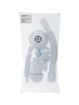 Сифон для мойки ZEIN, 3 1/2’’*40 мм, круглый перелив, с гофротрубой 40/50 мм