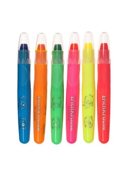 Гелевые мелки для малышей, 6 цветов ErichKrause Jolly Friends Neon