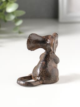 Фигурка чугун «Маленькая мышка», 7×5×6.5 см