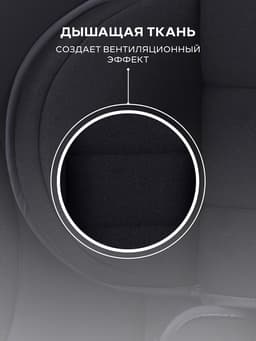 Автокресло RANT basic HD-02 "Mile" (Black) группа 1-2-3 (9-36 кг), черный