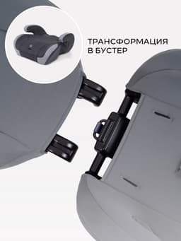 Автокресло RANT basic HD-02 "Mile" (Grey) группа 1-2-3 (9-36 кг), серый