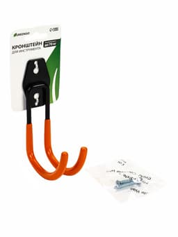 Держатель для садовых инструментов, 10×3.8×14.5 см, нагрузка до 70 кг, Greengo