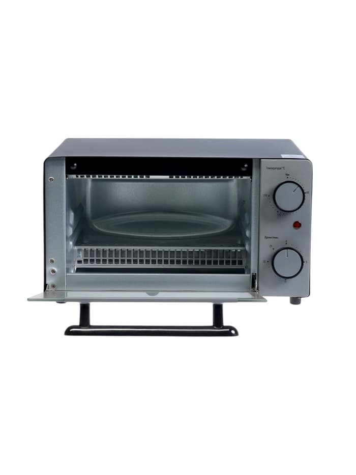 Мини - печь BRAYER 2600BR, 1200 Вт, 9 л, 65-230°С, таймер до 15 мин, противень, решётка, чёрная