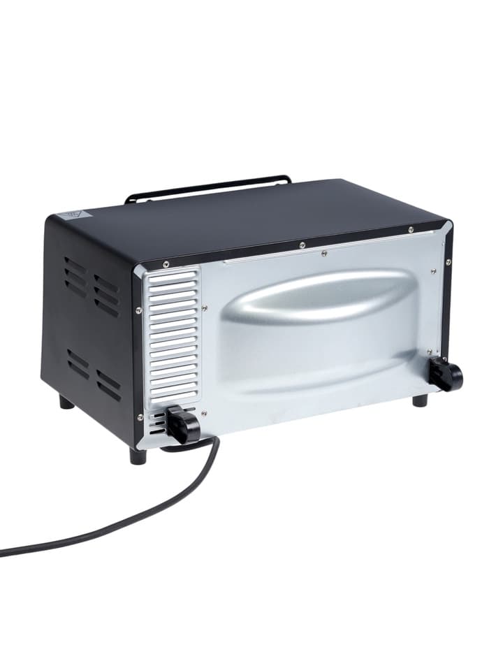 Мини - печь BRAYER 2600BR, 1200 Вт, 9 л, 65-230°С, таймер до 15 мин, противень, решётка, чёрная