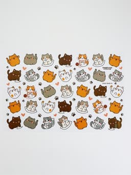 Коврик под миску «Много котиков!», 43×28 см