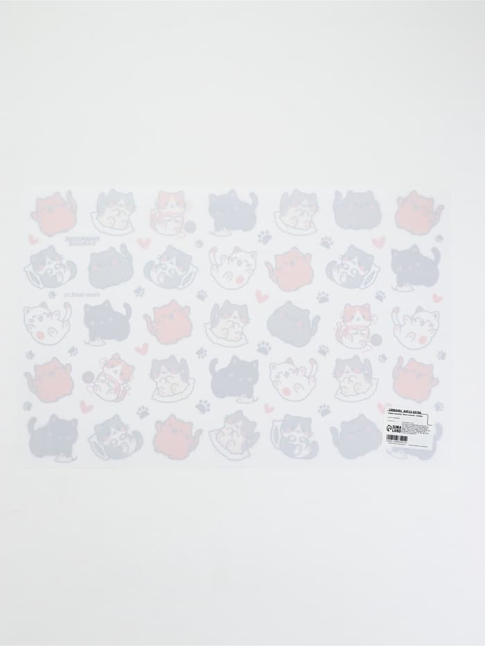 Коврик под миску «Много котиков!», 43×28 см