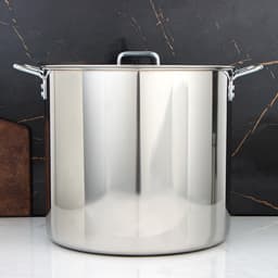 Котёл Катунь «Общепит», 40 л, d=40 см, h=35 см, с крышкой, нержавеющая сталь, хромированная