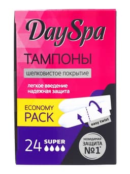 Тампоны гигиенические Day Spa super, 24 шт.