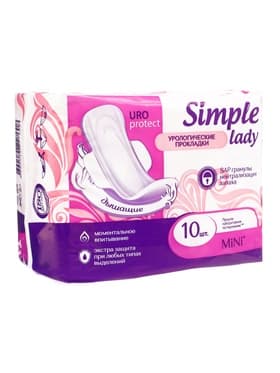 Прокладки урологические Day Spa Simple lady Mini, 10 шт.