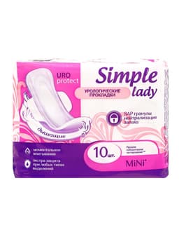 Прокладки урологические Day Spa Simple lady Mini, 10 шт.