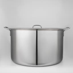 Котёл Катунь «Общепит», 50 л, d=50 см, h=26 см, с крышкой, нержавеющая сталь, хромированная