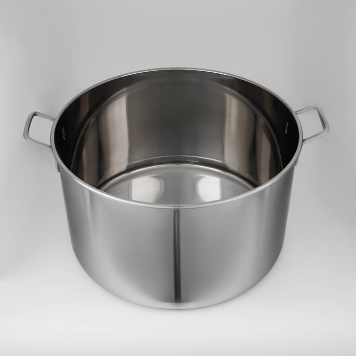 Котёл Катунь «Общепит», 50 л, d=50 см, h=26 см, с крышкой, нержавеющая сталь, хромированная