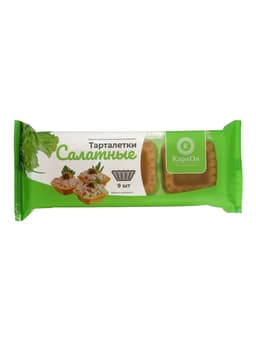 Тарталетки КарлОн слоеные «Салатные» 130 г, 9 шт.