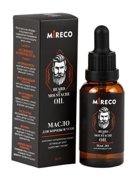 Масло для бороды и усов Mireco стекло, 30 мл