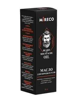 Масло для бороды и усов Mireco стекло, 30 мл