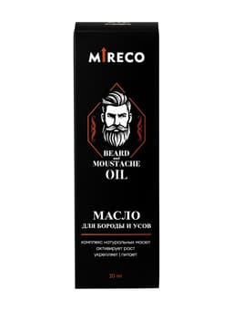 Масло для бороды и усов Mireco стекло, 30 мл