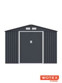 Сарай для дачи Wotex Storage-05-3, 277×259×203 см, тёмно-серый