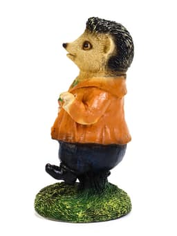 Садовая Фигура из полистоуна «Ёжик с клубникой», 23×12×12 см