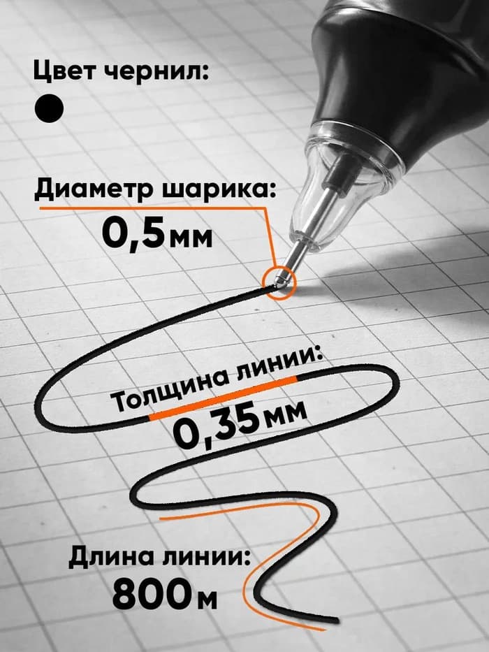 Набор ручек-роллеров ErichKrause Balance Stick, 3 штуки, узел 0.5 мм, чёрный
