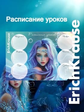 Расписание уроков A4, ErichKrause Aquamarine