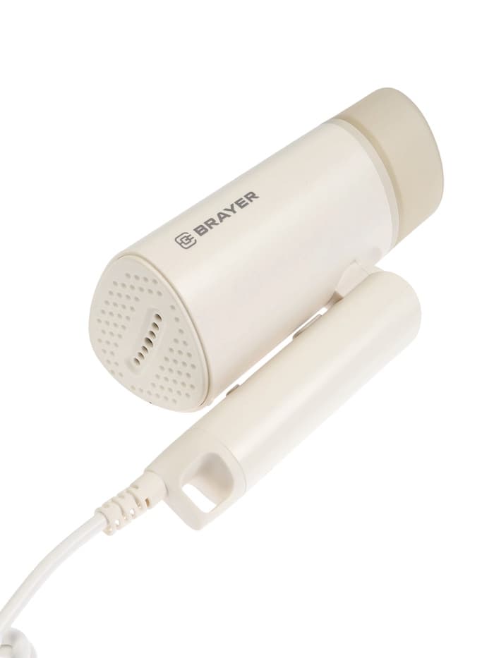 Отпариватель BRAYER 4130BR, ручной, 1200 Вт, 100 мл, 18 г/мин, 1.9 м, бежевый