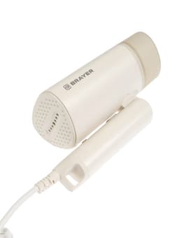 Отпариватель BRAYER 4130BR, ручной, 1200 Вт, 100 мл, 18 г/мин, 1.9 м, бежевый