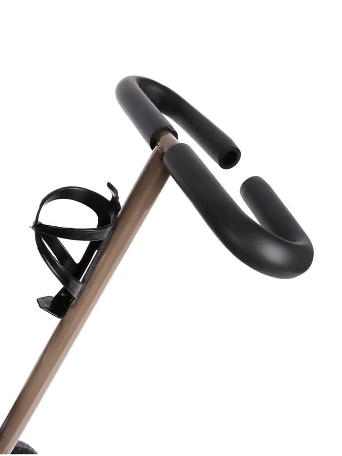 Велосипед детский трёхколёсный Micio City 2026, трансформер, с родительской ручкой, диаметр колёс 8" и 10", чёрно-коричневый