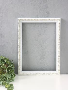 Рама для картин и зеркал Estelle Classic, 25×35 см, пластик, белая с золотом