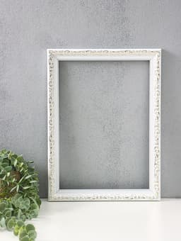 Рама для картин и зеркал Estelle Classic, 25×35 см, пластик, белая с золотом