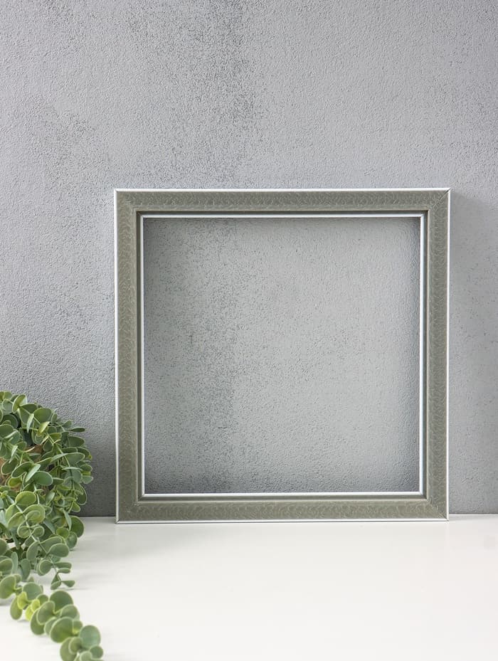 Рама для картин и зеркал Estelle Classic, 30×30 см, пластик, белая с золотом